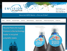 Tablet Screenshot of envisionplastics.com